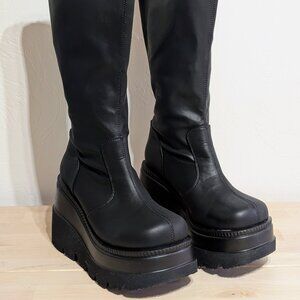Demonia Black Platform Boots